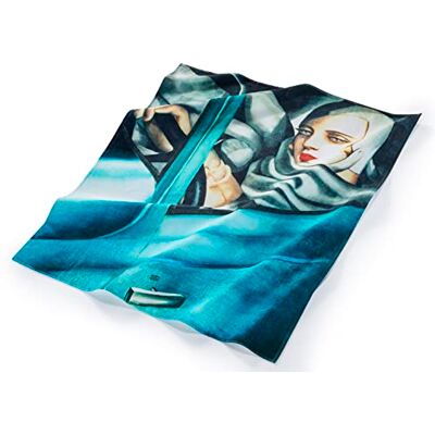 MuseARTa Asciugamano da spiaggia unisex con motivo Tamara in The Green Bugatti dell'artista Tamara de Lempicka, in cotone, dimensioni 120 x 150 cm MuseARTa Asciugamano da spiaggia unisex con motivo Tamara in The Green Bugatti dell'artista Tamara de Lempicka, in cotone, dimensioni 120 x 150 cm