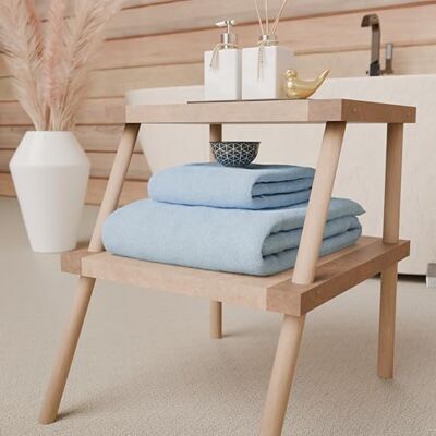 PETTI Artigiani Italiani Asciugamani Bagno in 100% Spugna di Cotone, Set Asciugamani 1+1, 2 Pezzi 1 Asciugamano Viso e 1 Asciugamano Mani, Asciugamani Celeste PETTI Artigiani Italiani Asciugamani Bagno in 100% Spugna di Cotone, Set Asciugamani 1+1, 2 Pezzi 1 Asciugamano Viso e 1 Asciugamano Mani, Asciugamani Celeste