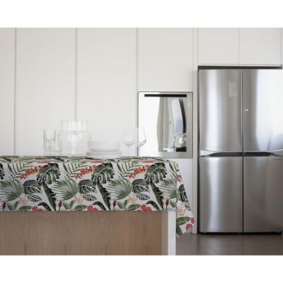 GEMITEX Tovaglia Tradition, Felpata, Cerata, Impermeabile e Antimacchia, Decoro 4162 Amazon Jungle, Ideale x Tavoli Rettangolari da 10/12 persone, 140 x 240 cm MADE IN ITALY, Rifinita con tagliacuci GEMITEX Tovaglia Tradition, Felpata, Cerata, Impermeabile e Antimacchia, Decoro 4162 Amazon Jungle, Ideale x Tavoli Rettangolari da 10/12 persone, 140 x 240 cm MADE IN ITALY, Rifinita con tagliacuci