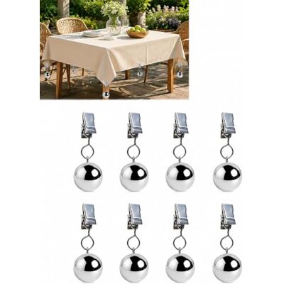 HOCHASOIN 8 Pezzi Pesi Fermatovaglia in Acciaio Inox con Clip, Resistenti alla Ruggine e Antivento, Fermagli per Tovaglia da Tavolo per Giardino, Terrazza, Campeggio, Festa e Matrimonio HOCHASOIN 8 Pezzi Pesi Fermatovaglia in Acciaio Inox con Clip, Resistenti alla Ruggine e Antivento, Fermagli per Tovaglia da Tavolo per Giardino, Terrazza, Campeggio, Festa e Matrimonio