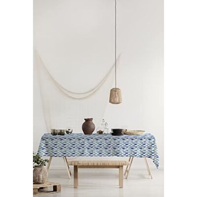 GEMITEX Tovaglia Felpata Cerata Made in Italy, IMPERMEABILE,ANTIMACCHIA, TRENDY, PRATICA, RESISTENTE, IGIENIZZABILE, ARREDA E PROTEGGE il tuo tavolo in casa, in veranda, in giardino, in barca, al mare GEMITEX Tovaglia Felpata Cerata Made in Italy, IMPERMEABILE,ANTIMACCHIA, TRENDY, PRATICA, RESISTENTE, IGIENIZZABILE, ARREDA E PROTEGGE il tuo tavolo in casa, in veranda, in giardino, in barca, al mare
