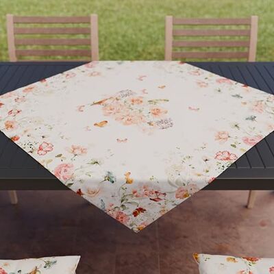 PETTI Artigiani Italiani Accessori Tessili da Cucina, Centrotavola Moderno 90x90 cm in Microfibra, Tovaglia Centro Tavola Elegante in Stampa Digitale Floreale 06, 100% Made in Italy PETTI Artigiani Italiani Accessori Tessili da Cucina, Centrotavola Moderno 90x90 cm in Microfibra, Tovaglia Centro Tavola Elegante in Stampa Digitale Floreale 06, 100% Made in Italy