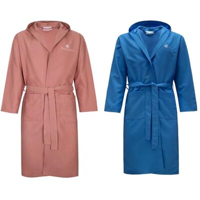 Renato Balestra Accappatoio Microfibra Uomo Donna, Ass (Cipria-Royal) XL Renato Balestra Accappatoio Microfibra Uomo Donna, Ass (Cipria-Royal) XL