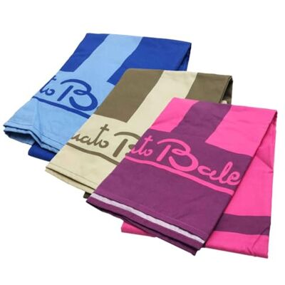 Renato Balestra Telo Mare Microfibra, 3pz Multicolore(Fango-Sabbia + Royal-Azzurro + Fragola-Vinaccio) Renato Balestra Telo Mare Microfibra, 3pz Multicolore(Fango-Sabbia + Royal-Azzurro + Fragola-Vinaccio)