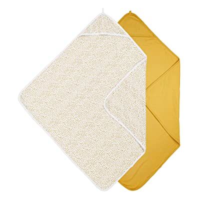 Asciugamano con Cappuccio per Bambini Meyco - Miele Dorato - Confezione da 2 Asciugamano con Cappuccio per Bambini Meyco - Miele Dorato - Confezione da 2
