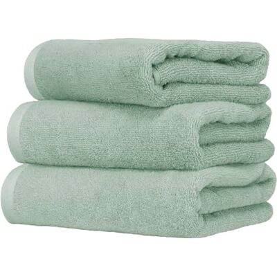 Ruggeri Set 3 Asciugamani Viso 50x100 100% Cotone Extra Morbido Collezione Let's Color! (Salvia) Ruggeri Set 3 Asciugamani Viso 50x100 100% Cotone Extra Morbido Collezione Let's Color! (Salvia)