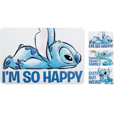 H&H Disney – Set 12 Tovagliette Colazione Stitch Sketch, in Polipropilene, 3 Decori Assortiti – Lavabili, Riutilizzabili, Ideali per Bambini e Adulti H&H Disney – Set 12 Tovagliette Colazione Stitch Sketch, in Polipropilene, 3 Decori Assortiti – Lavabili, Riutilizzabili, Ideali per Bambini e Adulti