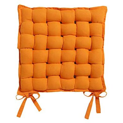 TODAY Seduta Intrecciata Cotone 40/Mandarino Cotone Arancione 40 x 40 cm TODAY Seduta Intrecciata Cotone 40/Mandarino Cotone Arancione 40 x 40 cm