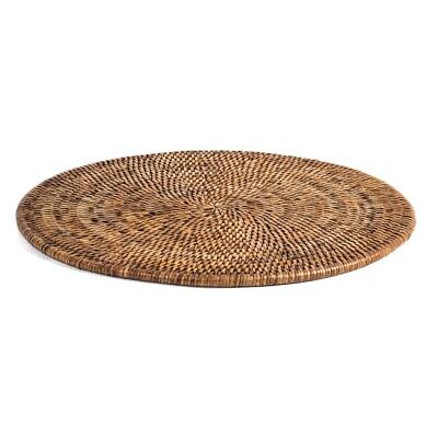 H&H Tovaglietta Tonda in Rattan, 39 cm, Beige e Marrone Scuro – Artigianale e Realizzata a Mano, Perfetta per Ogni Contesto, Moderno o Tradizionale H&H Tovaglietta Tonda in Rattan, 39 cm, Beige e Marrone Scuro – Artigianale e Realizzata a Mano, Perfetta per Ogni Contesto, Moderno o Tradizionale