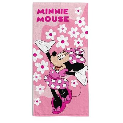 hermet Telo Mare Minnie, 70x140 cm, Asciugamano da Spiaggia o Piscina, 100% Morbido Cotone, Pratico e Leggero hermet Telo Mare Minnie, 70x140 cm, Asciugamano da Spiaggia o Piscina, 100% Morbido Cotone, Pratico e Leggero