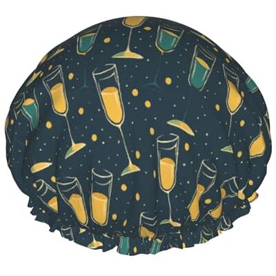 asbwuo Cuffia da a per vino e bicchieri, design a doppio strato, riutilizzabile, impermeabile, comoda ed elegante asbwuo Cuffia da a per vino e bicchieri, design a doppio strato, riutilizzabile, impermeabile, comoda ed elegante