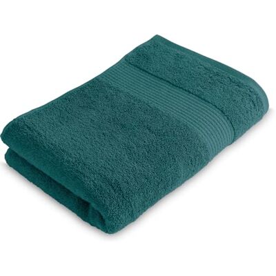 Le linge de Jules Telo doccia 70 x 130 cm, 100% cotone, 450 g/m2, colore: Blu anatra Le linge de Jules Telo doccia 70 x 130 cm, 100% cotone, 450 g/m2, colore: Blu anatra