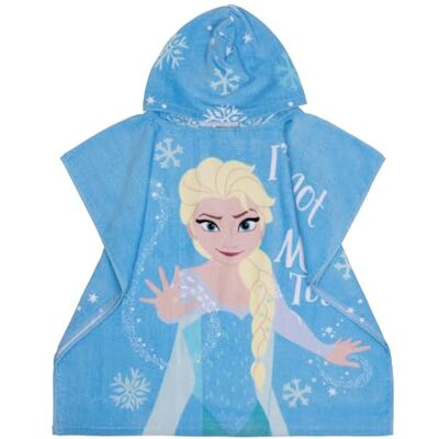 Disney Frozen La Regina dei Ghiacci, Elsa, Poncho da Bagno per Bambini, Asciugamano da Spiaggia per Bambini Teli Mare Accappatoio con Cappuccio per Ragazze, 2-6 Anni, Blu Disney Frozen La Regina dei Ghiacci, Elsa, Poncho da Bagno per Bambini, Asciugamano da Spiaggia per Bambini Teli Mare Accappatoio con Cappuccio per Ragazze, 2-6 Anni, Blu