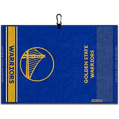 Team Effort Team sforzo Golden State Warriors Asciugamano da golf in jacquard Team Effort Team sforzo Golden State Warriors Asciugamano da golf in jacquard