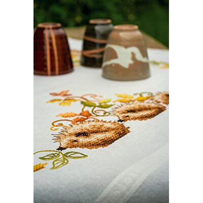 Vervaco Ricamo Punto Croce Kit Prestampato Tovaglie RICCI E FOGLIE AUTUNNALI Biancheria Da Tavola Set Fai Da Te Creativo 80 x 80 cm Kit Hobby Creativi Adulti Casa Decor Cross Stitch Embroidery Vervaco Ricamo Punto Croce Kit Prestampato Tovaglie RICCI E FOGLIE AUTUNNALI Biancheria Da Tavola Set Fai Da Te Creativo 80 x 80 cm Kit Hobby Creativi Adulti Casa Decor Cross Stitch Embroidery