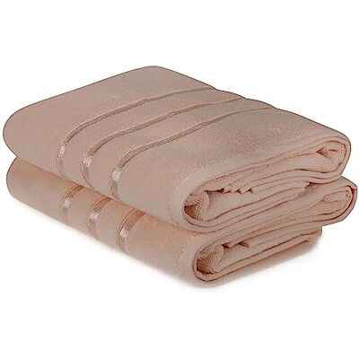 WELLHOME Set asciugamani bagno Salmon 2 pezzi WELLHOME Set asciugamani bagno Salmon 2 pezzi
