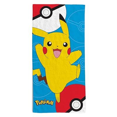 hermet Pokemon, Telo Mare Bambino, 70x140 cm, Asciugamano da Spiaggia o Piscina, Pokemon, 100% Morbido Cotone, Leggero e Pratico hermet Pokemon, Telo Mare Bambino, 70x140 cm, Asciugamano da Spiaggia o Piscina, Pokemon, 100% Morbido Cotone, Leggero e Pratico
