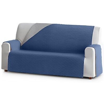 Eysa Oslo Salva, Microfiber, C/3 Blu-Grigio, 1 posto 55cm. Adatto per divani da 60 a 110 cm Eysa Oslo Salva, Microfiber, C/3 Blu-Grigio, 1 posto 55cm. Adatto per divani da 60 a 110 cm