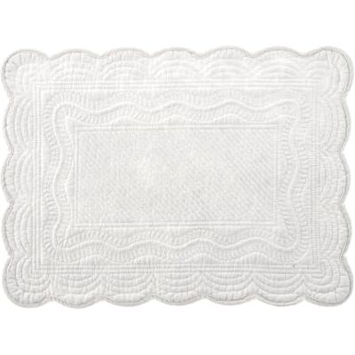 H&H Set 4 Tovagliette Americane Trapuntate in Cotone Bianco 45x33 cm – Eleganti, Lavabili a Mano, No Asciugatrice – Per Cucina, Sala da Pranzo, Colazione H&H Set 4 Tovagliette Americane Trapuntate in Cotone Bianco 45x33 cm – Eleganti, Lavabili a Mano, No Asciugatrice – Per Cucina, Sala da Pranzo, Colazione