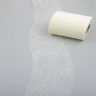 Deko AS GmbH Sizo Flor Tavolo Band Onda Taglio Crema ca. 12,5 cm Rotolo 25 Meter 60 W 012 della R Deko AS GmbH Sizo Flor Tavolo Band Onda Taglio Crema ca. 12,5 cm Rotolo 25 Meter 60 W 012 della R
