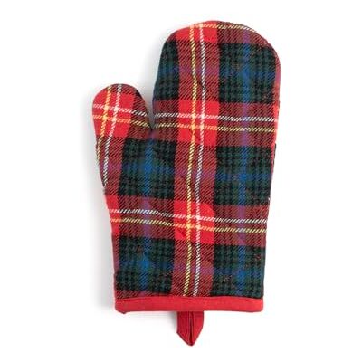 H&H Tartan Guanto Forno in Cotone Riciclato, 17x27cm, Natale, Festività H&H Tartan Guanto Forno in Cotone Riciclato, 17x27cm, Natale, Festività