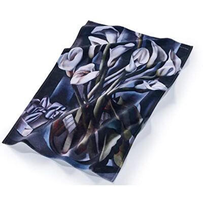 MuseARTa Asciugamano da spiaggia unisex con motivo Arums dell'artista Tamara de Lempicka, in cotone, dimensioni 108 x 180 cm MuseARTa Asciugamano da spiaggia unisex con motivo Arums dell'artista Tamara de Lempicka, in cotone, dimensioni 108 x 180 cm