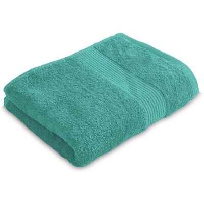 Le linge de Jules Telo da bagno, 90 x 150 cm, 100% cotone, 450 g/m2, colore: Verde Laguna Le linge de Jules Telo da bagno, 90 x 150 cm, 100% cotone, 450 g/m2, colore: Verde Laguna