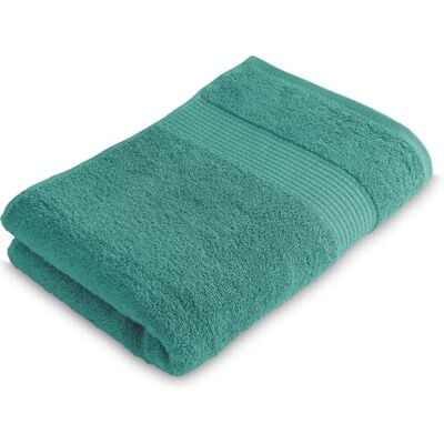 Le linge de Jules Telo doccia 70 x 130 cm, 100% cotone, 450 g/m2, colore: Verde Laguna Le linge de Jules Telo doccia 70 x 130 cm, 100% cotone, 450 g/m2, colore: Verde Laguna