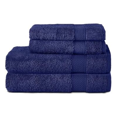 Komfortec Set asciugamani 2 asciugamani 50x100 cm 2 asciugamani 70x140 cm Asciugamano da bagno in spugna e telo doccia xxl 100% morbido cotone Asciugatura rapida Blu Navy Komfortec Set asciugamani 2 asciugamani 50x100 cm 2 asciugamani 70x140 cm Asciugamano da bagno in spugna e telo doccia xxl 100% morbido cotone Asciugatura rapida Blu Navy