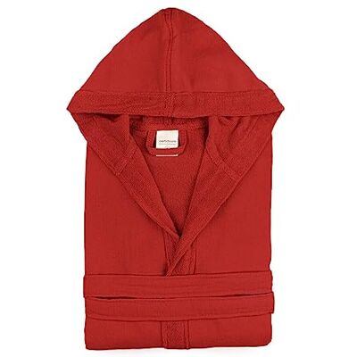 Morbidissimi Accappatoio Monoterry Cotone e Spugna per Uomo e Donna, Con Cappuccio, Cinturino e 2 Tasche, Morbido 230 gr/mq, Accappatoi J534(Accapatoio Rosso, XX-Large) Morbidissimi Accappatoio Monoterry Cotone e Spugna per Uomo e Donna, Con Cappuccio, Cinturino e 2 Tasche, Morbido 230 gr/mq, Accappatoi J534(Accapatoio Rosso, XX-Large)