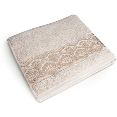 Excelsa Country Spa Asciugamano, Medio, Cotone, Écru, 27x25x3 cm Excelsa Country Spa Asciugamano, Medio, Cotone, Écru, 27x25x3 cm