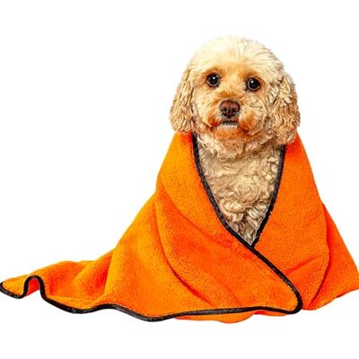 Glart Morbido Super Assorbente, Asciugamano per Animali Domestici, Telo da Bagno per Cani in Microfibra 90x60 cm, Arancione, 80% Poliestere, 20% Poliammide, Arancio, Extra breit Glart Morbido Super Assorbente, Asciugamano per Animali Domestici, Telo da Bagno per Cani in Microfibra 90x60 cm, Arancione, 80% Poliestere, 20% Poliammide, Arancio, Extra breit