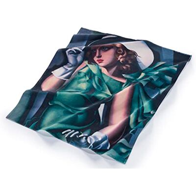 MuseARTa Asciugamano da spiaggia unisex con i guanti dell'artista Tamara de Lempicka, in cotone, dimensioni 120 x 150 cm MuseARTa Asciugamano da spiaggia unisex con i guanti dell'artista Tamara de Lempicka, in cotone, dimensioni 120 x 150 cm