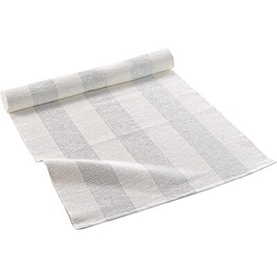Douceur d'Intérieur Eldora Runner da Tavolo, Cotone, Neutro, 40 x 140 cm Douceur d'Intérieur Eldora Runner da Tavolo, Cotone, Neutro, 40 x 140 cm
