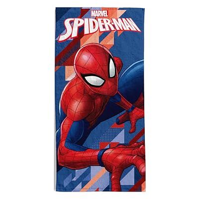 hermet Telo Mare Spiderman, 70x140 cm, Asciugamano da Spiaggia o Piscina, 100% Morbido Cotone, Pratico e Leggero hermet Telo Mare Spiderman, 70x140 cm, Asciugamano da Spiaggia o Piscina, 100% Morbido Cotone, Pratico e Leggero