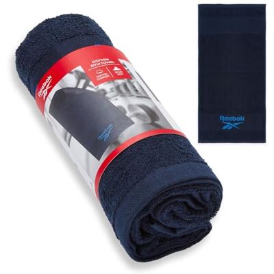 Reebok Capri Asciugamano da Palestra in Cotone – Navy Blue Gym Towel Quick Dry, leggero e assorbente Perfetto per allenamento, home gym, fitness, sport e viaggi – 40 x 80 cm telo palestra Reebok Capri Asciugamano da Palestra in Cotone – Navy Blue Gym Towel Quick Dry, leggero e assorbente Perfetto per allenamento, home gym, fitness, sport e viaggi – 40 x 80 cm telo palestra