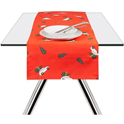 Excelsa - 66187 - Rosso - 140x45 cm - Runner da tavolo Excelsa - 66187 - Rosso - 140x45 cm - Runner da tavolo