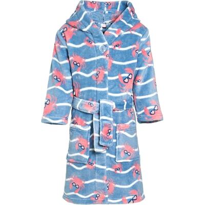 Playshoes Accappatoio in pile per bambini, Vestaglia Unisex Bambini e ragazzi, Cancro, 86/92 Playshoes Accappatoio in pile per bambini, Vestaglia Unisex Bambini e ragazzi, Cancro, 86/92