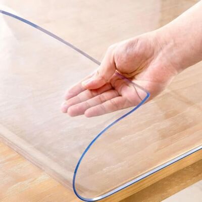Aelohaoe 60 cm x 120 cm copertura per tavolo in PVC trasparente 2 mm protezione Tovaglia protettiva per tavolo da pranzo, resistente all'olio, antimacchia, durevole Aelohaoe 60 cm x 120 cm copertura per tavolo in PVC trasparente 2 mm protezione Tovaglia protettiva per tavolo da pranzo, resistente all'olio, antimacchia, durevole