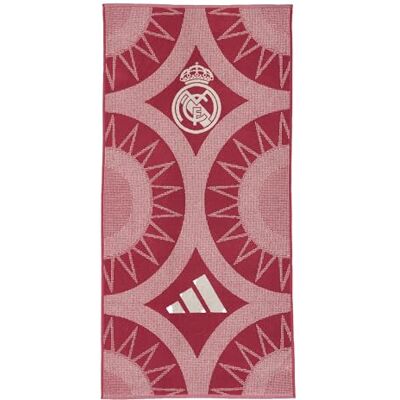 Adidas Unisex Adulto Real Madrid Beach Towel Large Towel, wild pink/ivory, One Size Adidas Unisex Adulto Real Madrid Beach Towel Large Towel, wild pink/ivory, One Size