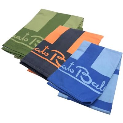 Renato Balestra Telo Mare Microfibra, 3pz Multicolore (Verde + Arancio-Nero + Azzurro Royal) Renato Balestra Telo Mare Microfibra, 3pz Multicolore (Verde + Arancio-Nero + Azzurro Royal)