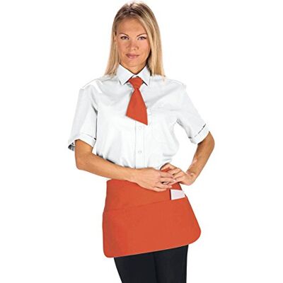 ISACCO Grembiule Pub Arancio, Arancio, 100% Poliestere ISACCO Grembiule Pub Arancio, Arancio, 100% Poliestere