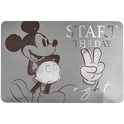 H&H Mickey Mouse Collezione "The Blogger" – Set 12 Tovagliette in Polipropilene, Stile Hygge con Dettagli Metallici, Licenza Disney Originale H&H Mickey Mouse Collezione "The Blogger" – Set 12 Tovagliette in Polipropilene, Stile Hygge con Dettagli Metallici, Licenza Disney Originale