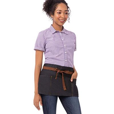 Chef Works ab035-blk-0 Memphis Bib grembiule, nero, Chef Works ab035-blk-0 Memphis Bib grembiule, nero,