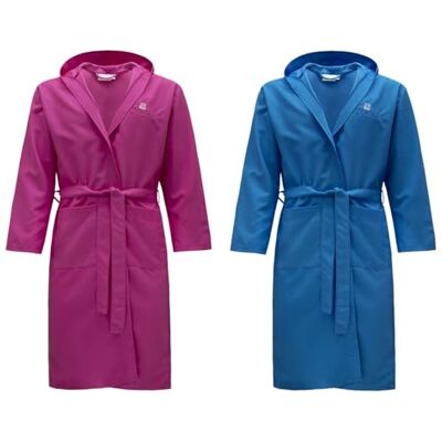 Renato Balestra Accappatoio Microfibra Uomo Donna, Ass (Fuxia-Royal) S Renato Balestra Accappatoio Microfibra Uomo Donna, Ass (Fuxia-Royal) S
