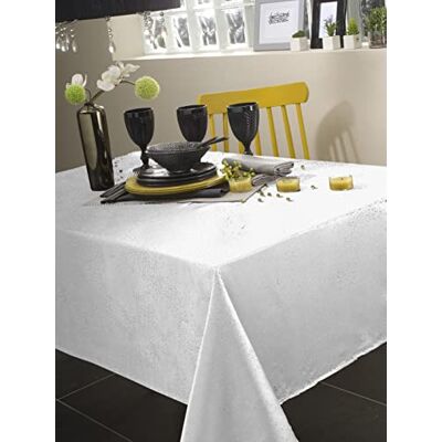 CALITEX Electra Tovaglia in poliestere, 140 x 350 cm, colore: Bianco CALITEX Electra Tovaglia in poliestere, 140 x 350 cm, colore: Bianco