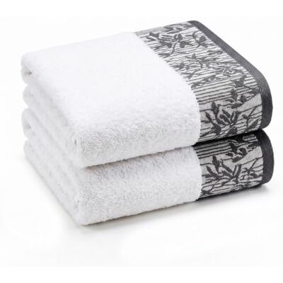 Superior Set di 2 asciugamani da bagno in cotone, motivo floreale in jacquard, asciugamano per il corpo per bagno, bagno degli ospiti, resort, hotel, Airbnb, elementi essenziali per la casa, adulti e Superior Set di 2 asciugamani da bagno in cotone, motivo floreale in jacquard, asciugamano per il corpo per bagno, bagno degli ospiti, resort, hotel, Airbnb, elementi essenziali per la casa, adulti e