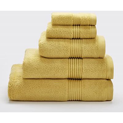 Catherine Lansfield Hometextiles, Bath, So Soft Ochre Towel 70x127cm Catherine Lansfield Hometextiles, Bath, So Soft Ochre Towel 70x127cm