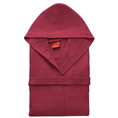 Gabel Golf Accappatoio con Cappuccio, Cotone, Bordeaux, XL Gabel Golf Accappatoio con Cappuccio, Cotone, Bordeaux, XL