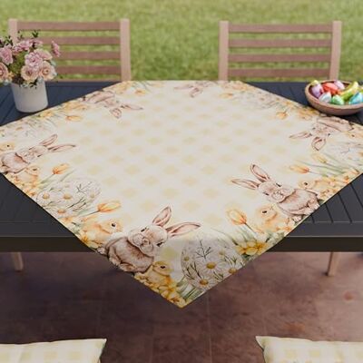 PETTI Artigiani Italiani Accessori Tessili da Cucina, Centrotavola Pasqua Moderno 90x90 cm in Microfibra, Tovaglia Centro Tavola Elegante in Stampa Digitale 26 30, 100% Made in Italy PETTI Artigiani Italiani Accessori Tessili da Cucina, Centrotavola Pasqua Moderno 90x90 cm in Microfibra, Tovaglia Centro Tavola Elegante in Stampa Digitale 26 30, 100% Made in Italy